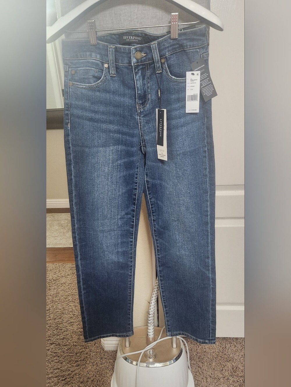 NWT Liverpool Liv Non-Skinny Skinny Jeans Eco Denim Size 0 / 25 - Picture 2 of 8